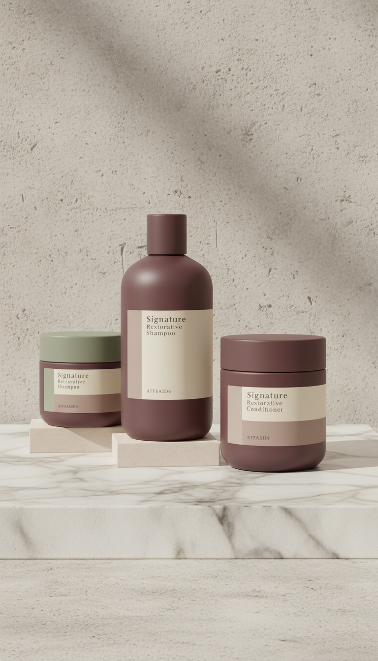 Restorative Shampoo and Conditioner Set in a new setting